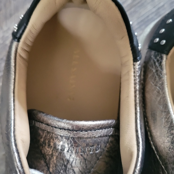 All saints rose gold metallic sneakers - Picture 3 of 10